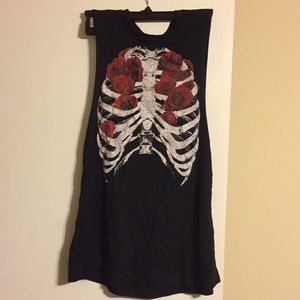 Open arm tunic